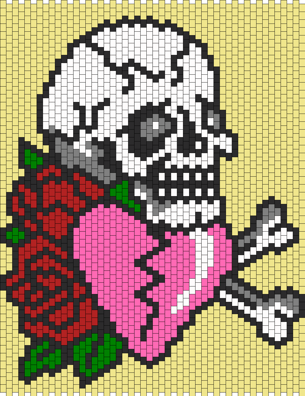 Рисунки по клеточкам череп