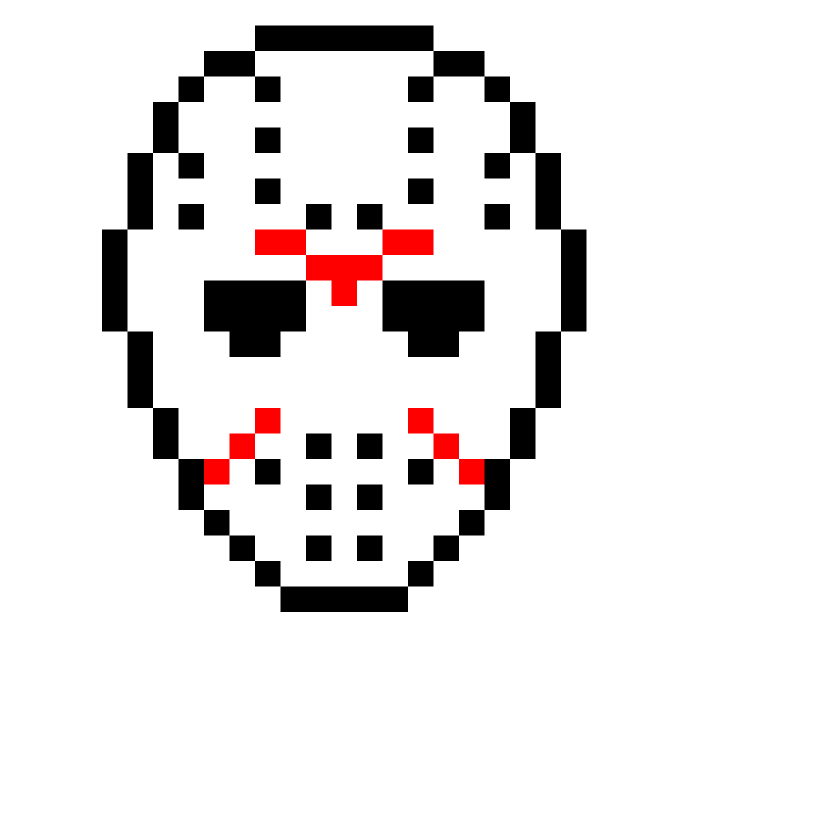 Рисунки в клеточку в тетради страшные