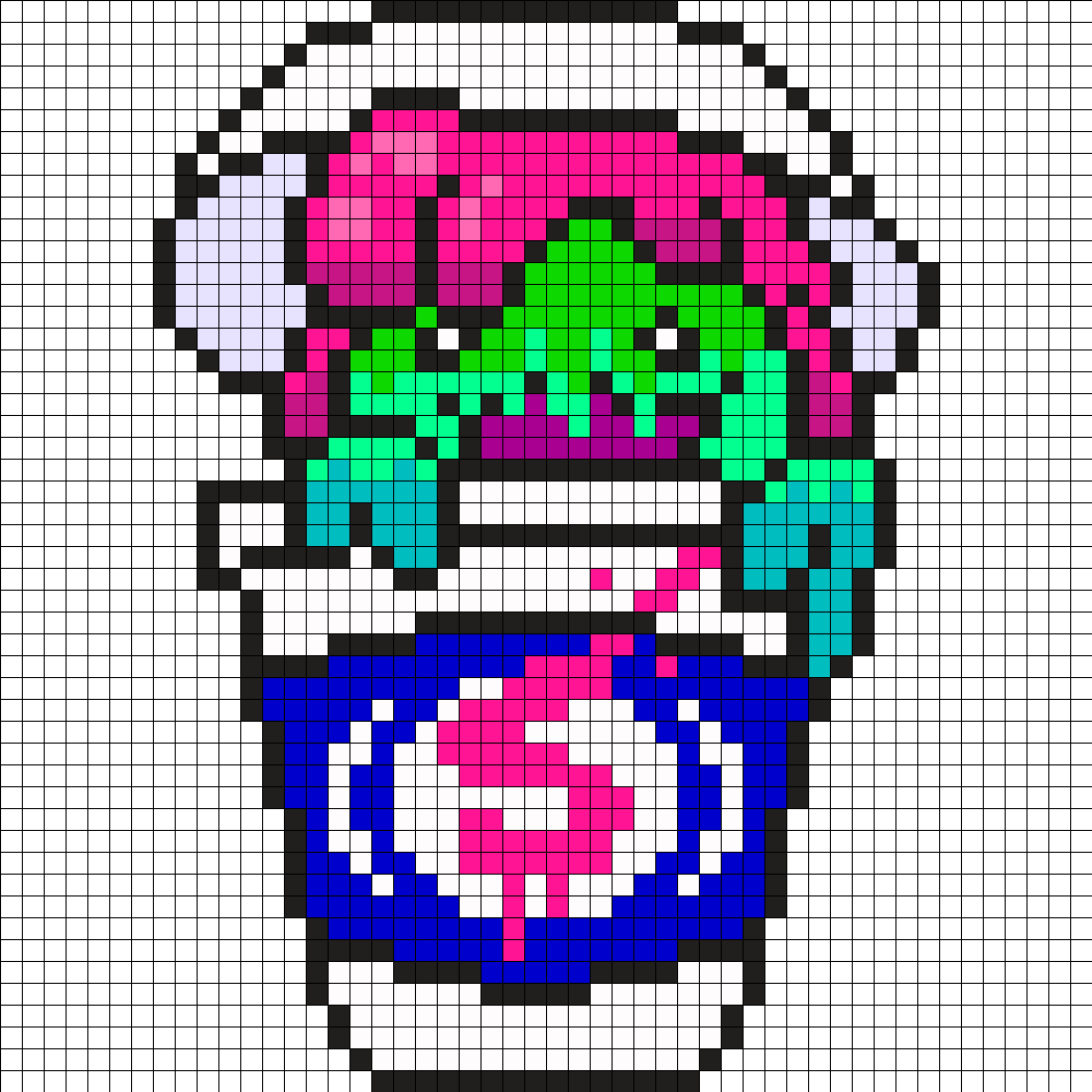 Пиксель арт в тетради