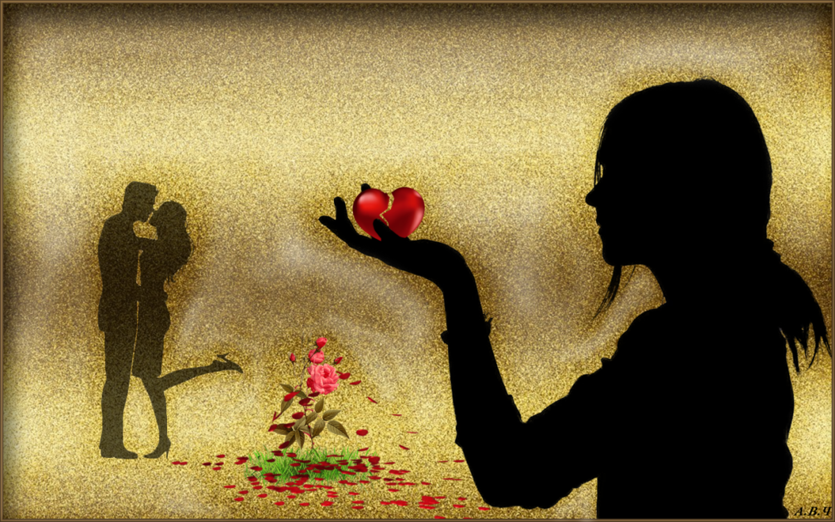 Разбитое сердце расставание