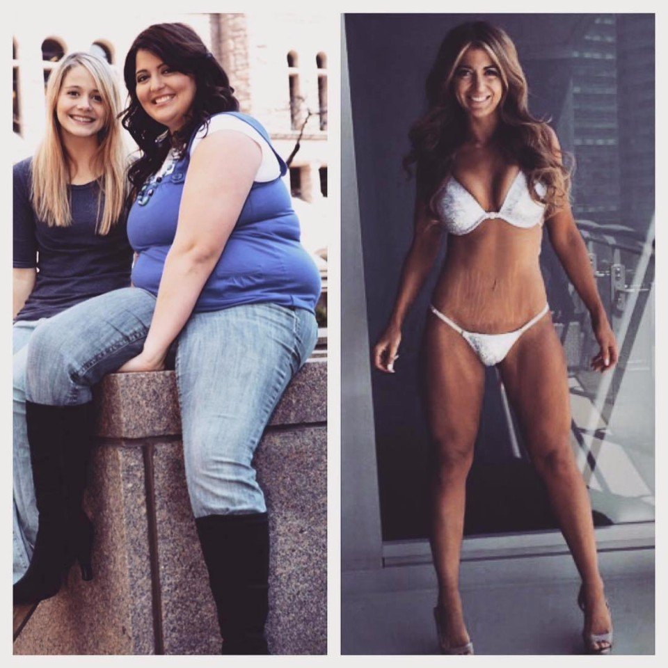 Красивая фигура до и после