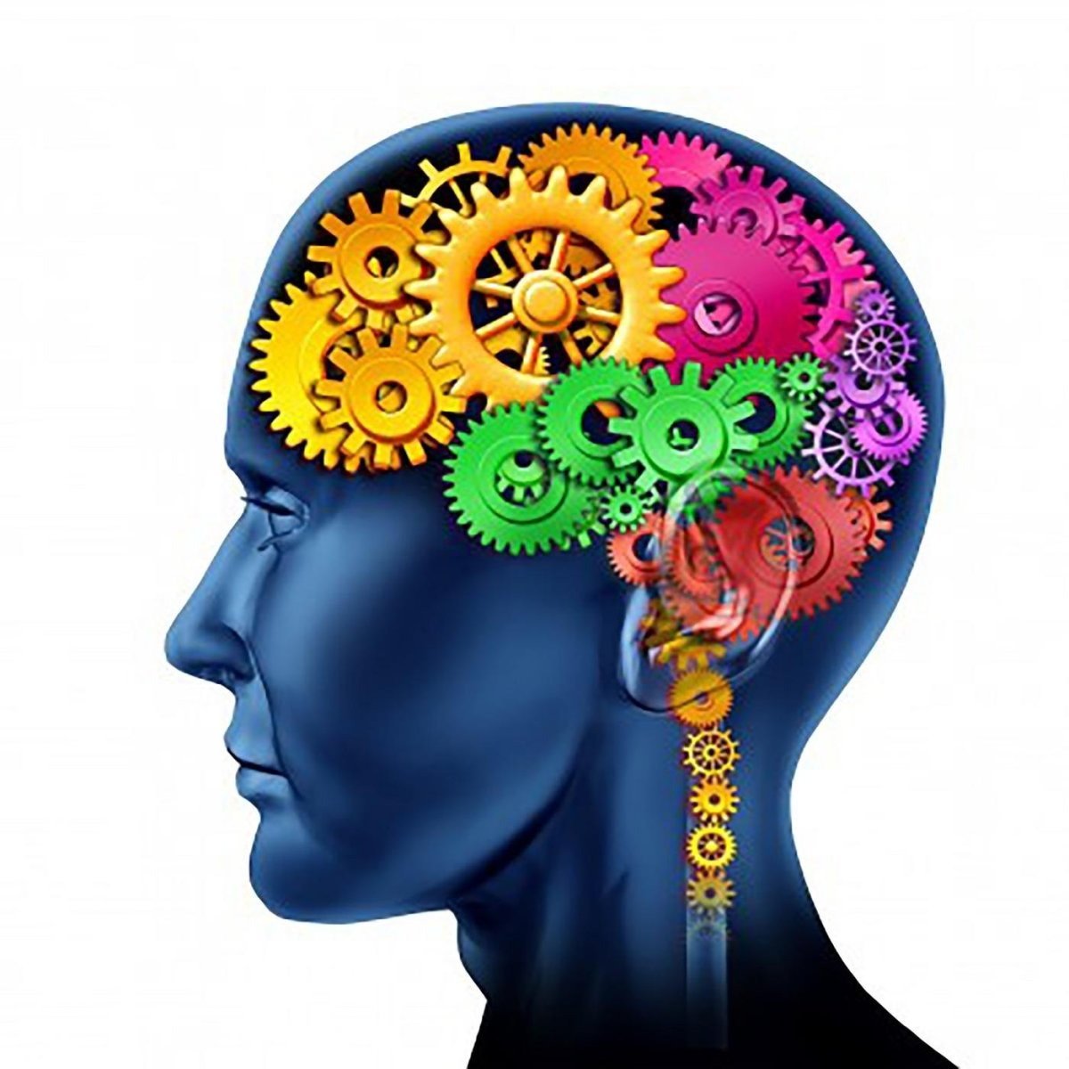 Голова с шестеренками