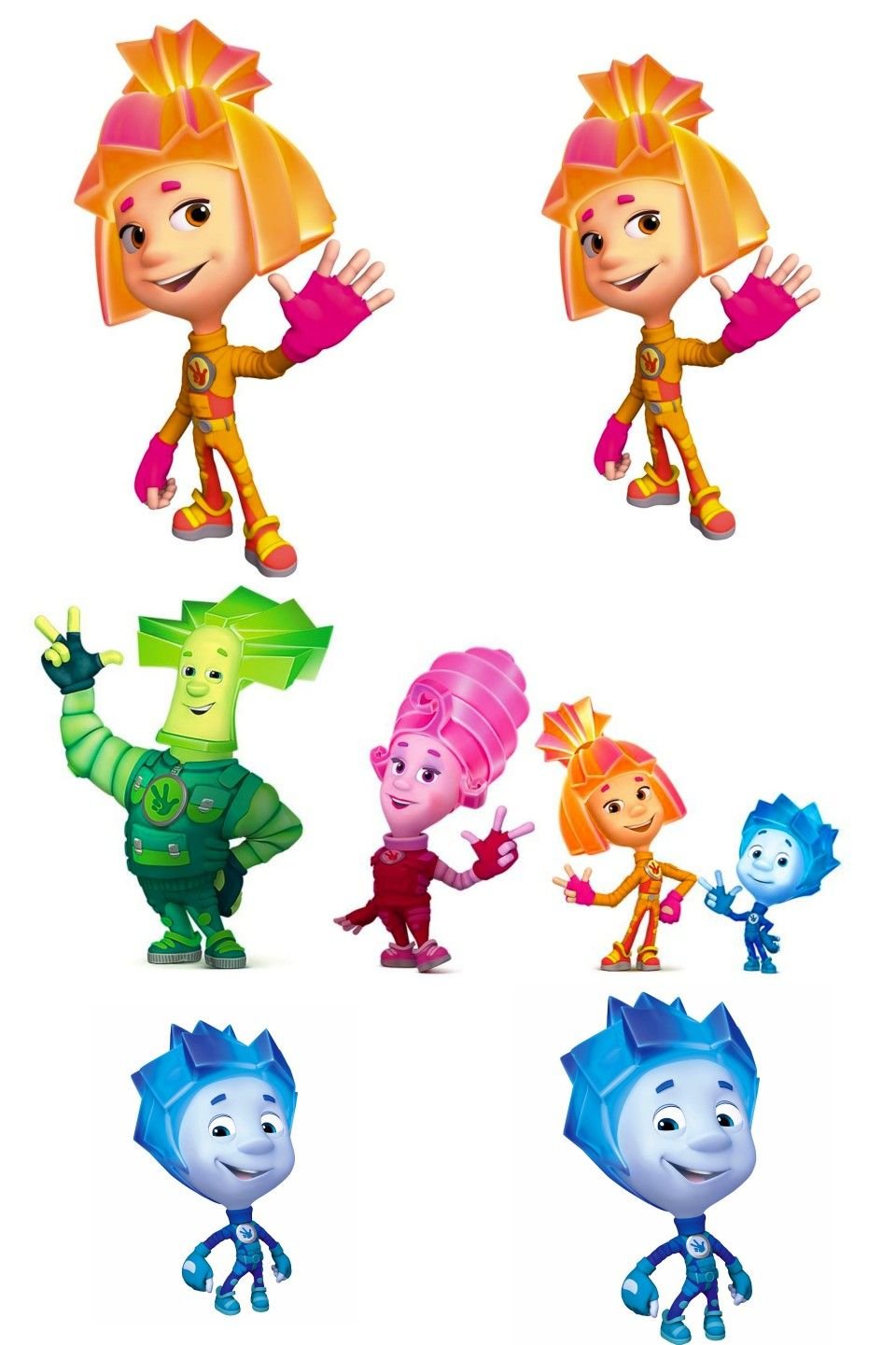 Фиксики для печати