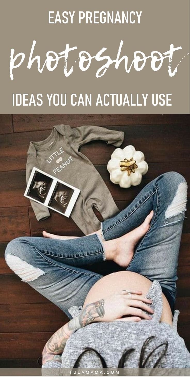 Беременная женщина с ребенком в животе