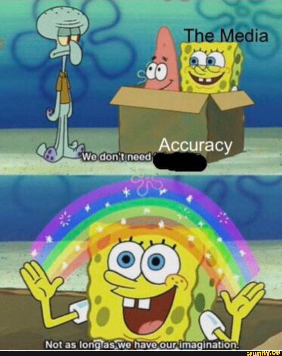 Спанч Боб Радуга воображение