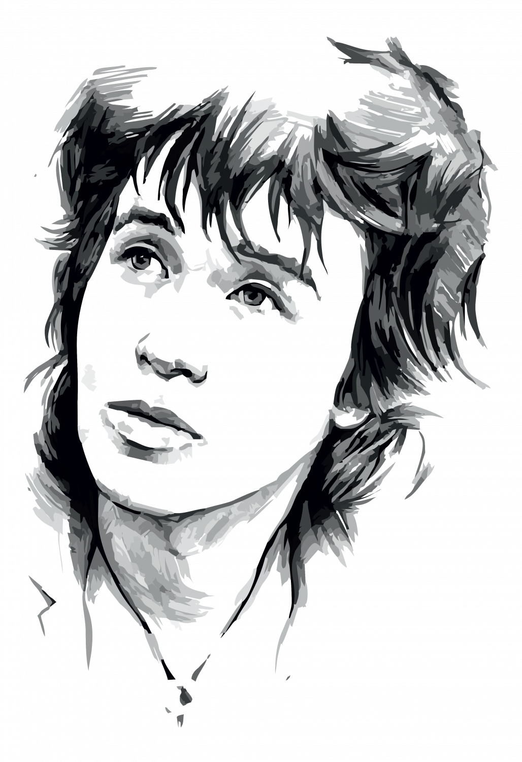 Виктор Цой портрет