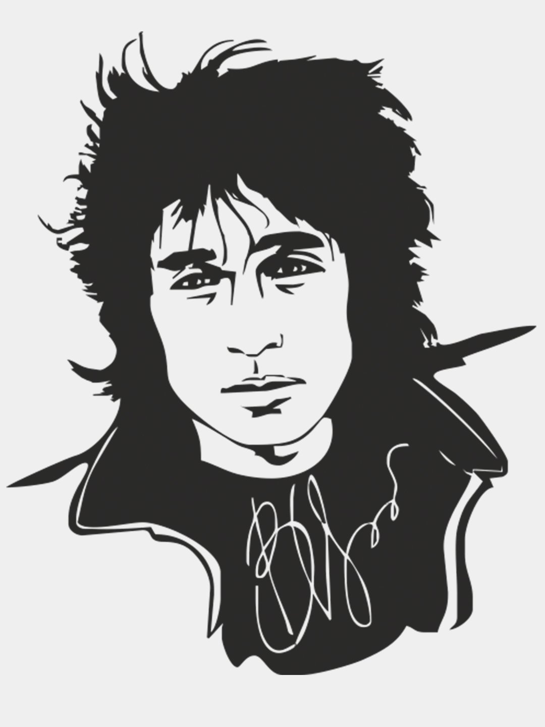 Виктор Цой портрет