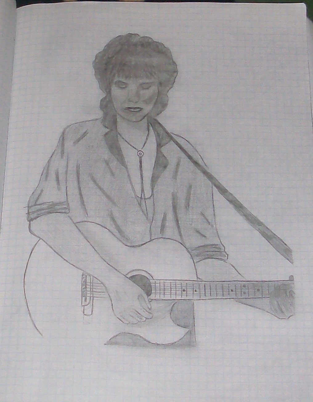 Виктор Цой для срисовки