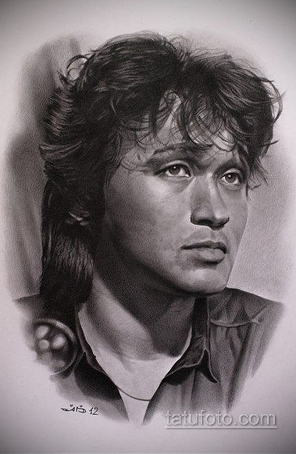 Виктор Цой портрет