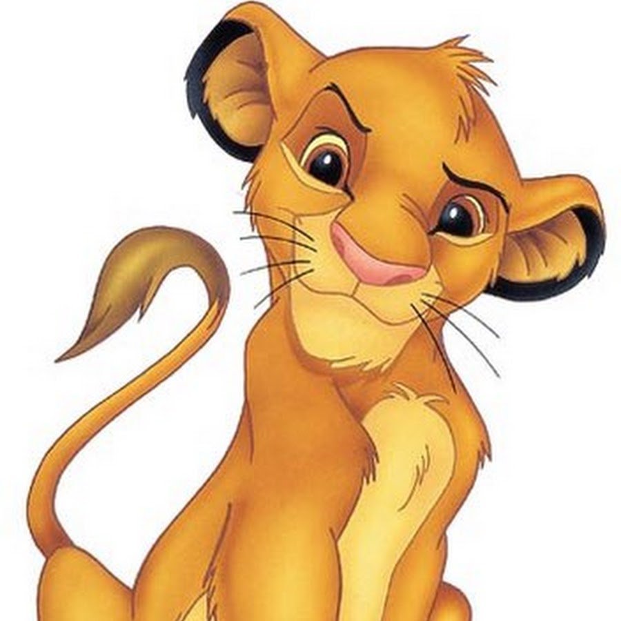 Король Лев Симба сидит