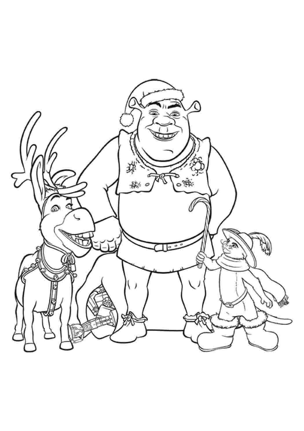 Шрек карандашом