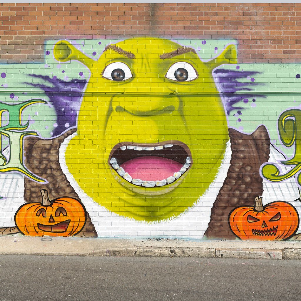 Шрек раскраска