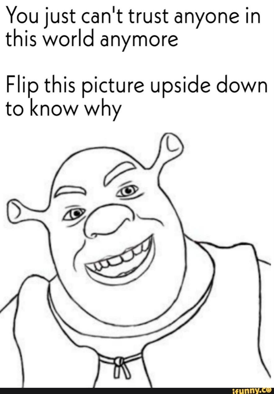 Шрек раскраска лицо