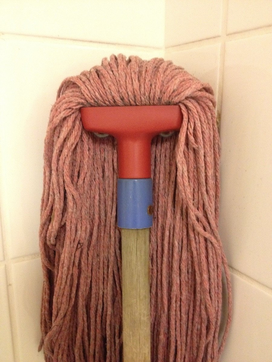 Смешная швабра