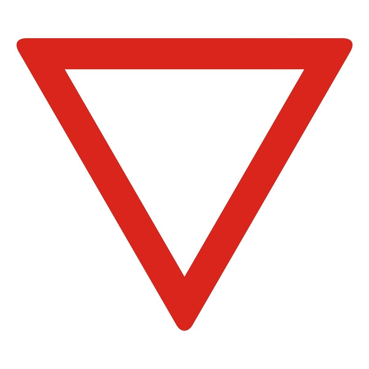 Знак Уступи дорогу