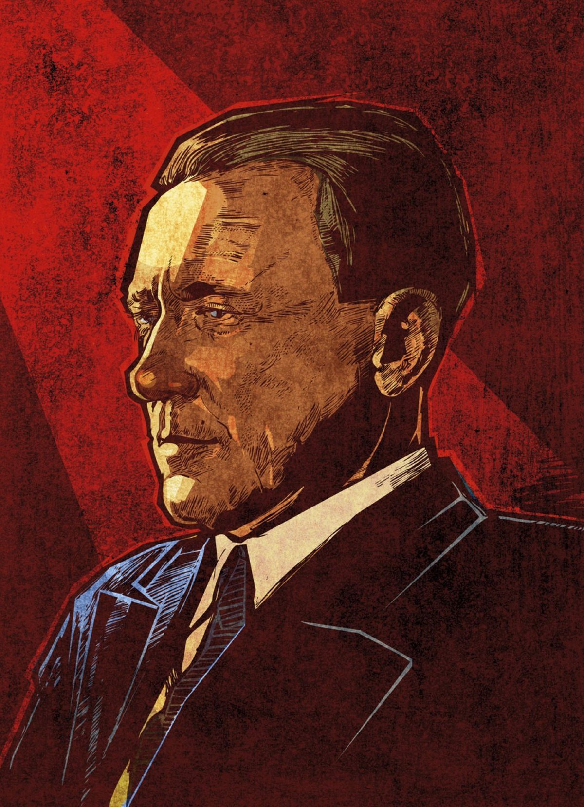 Николай Радлов портрет Булгакова 1928