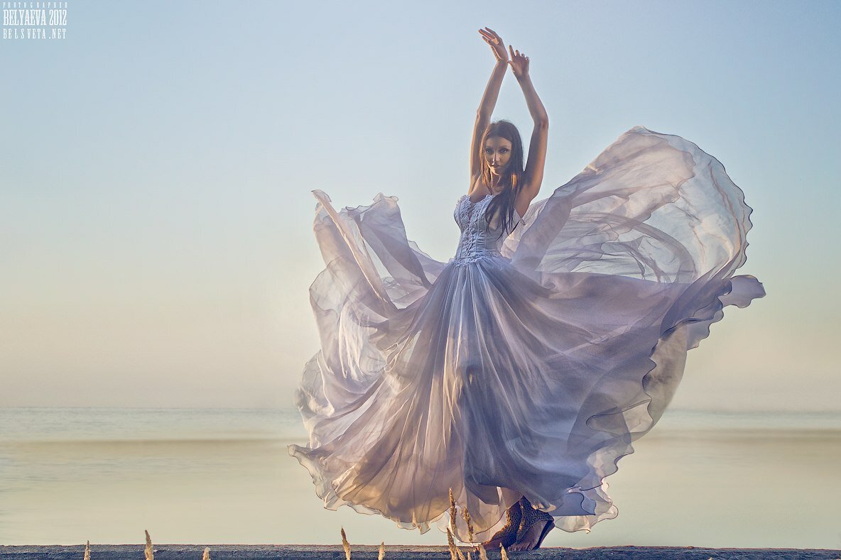 Летящее платье