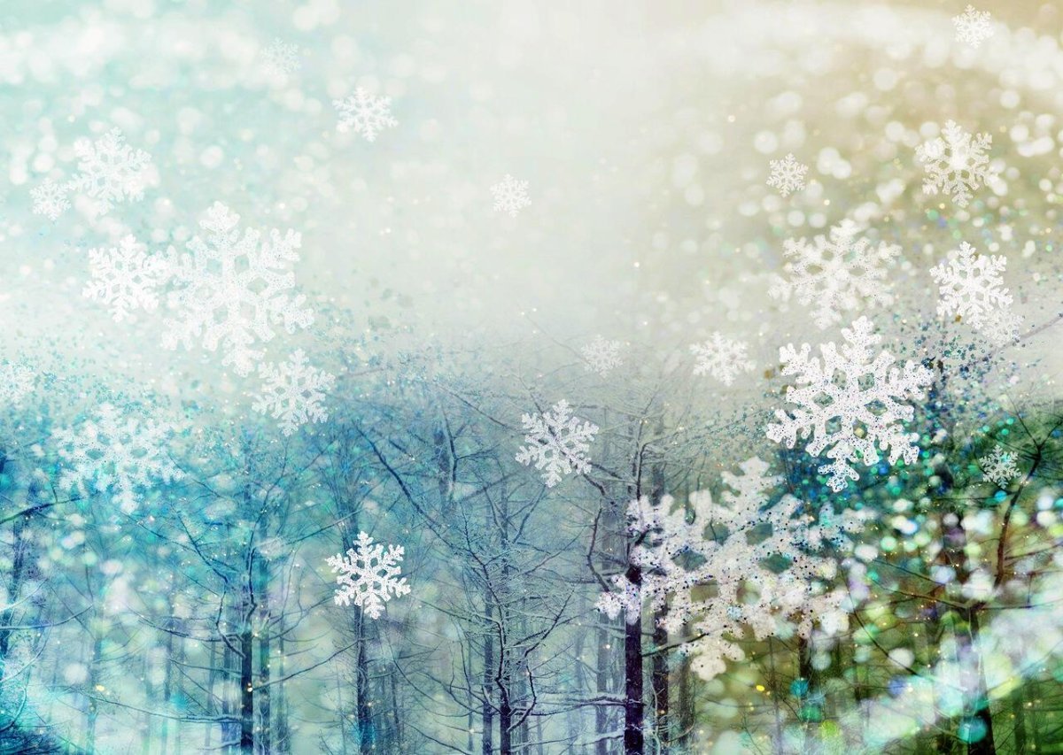 Зимний фон