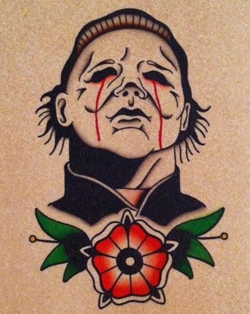 Тату Майкл Майерс традишнл