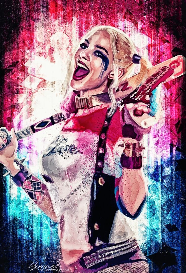 Марго Робби Харли арт