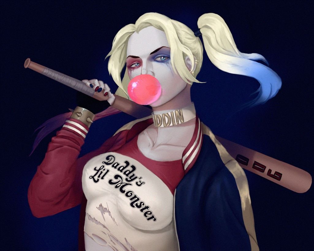 Харли Квинн с битой арт
