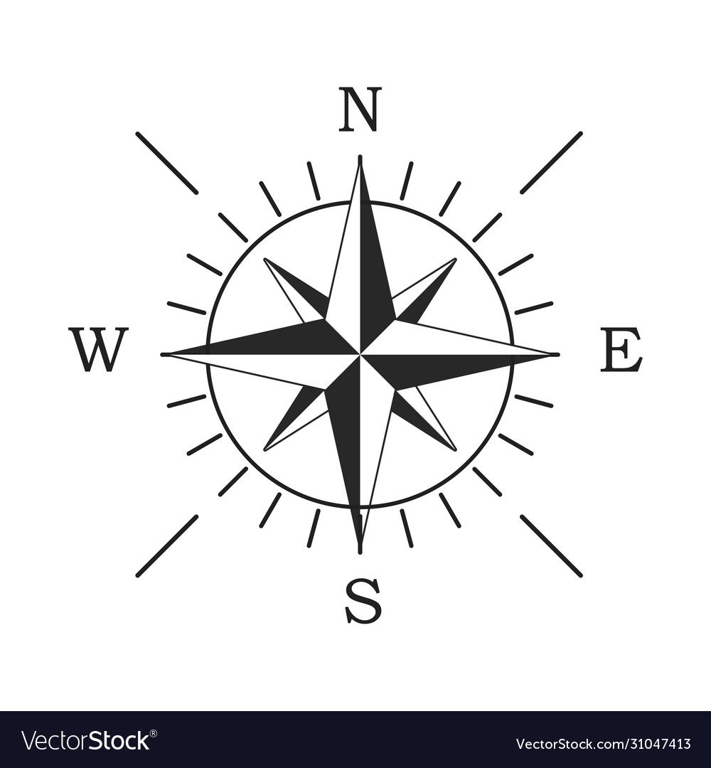 Роза ветров Север Юг Запад Восток