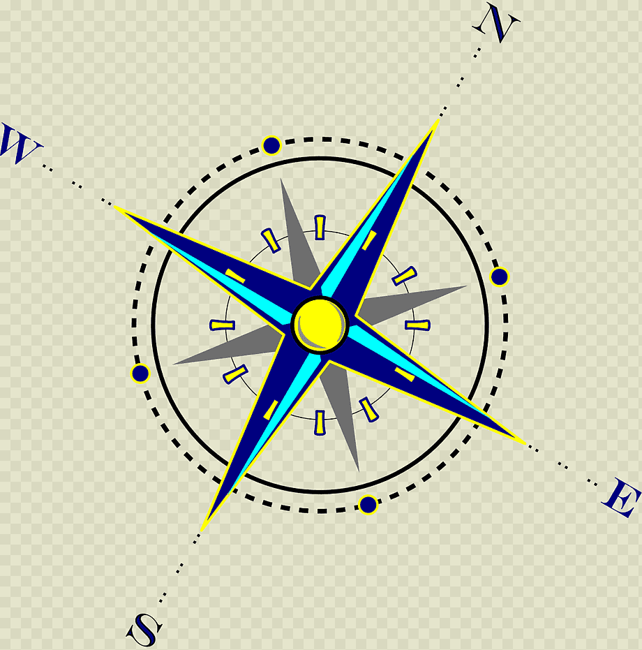 Направление сторон света без фона