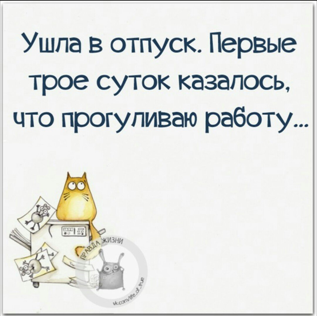 Смешные высказывания про отпуск