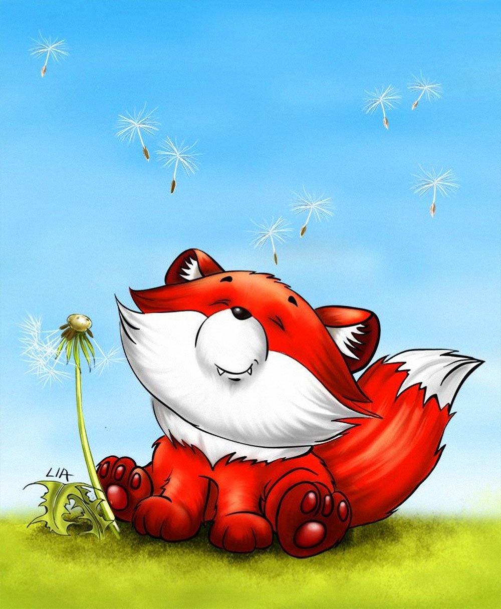 Открытки с лисичками