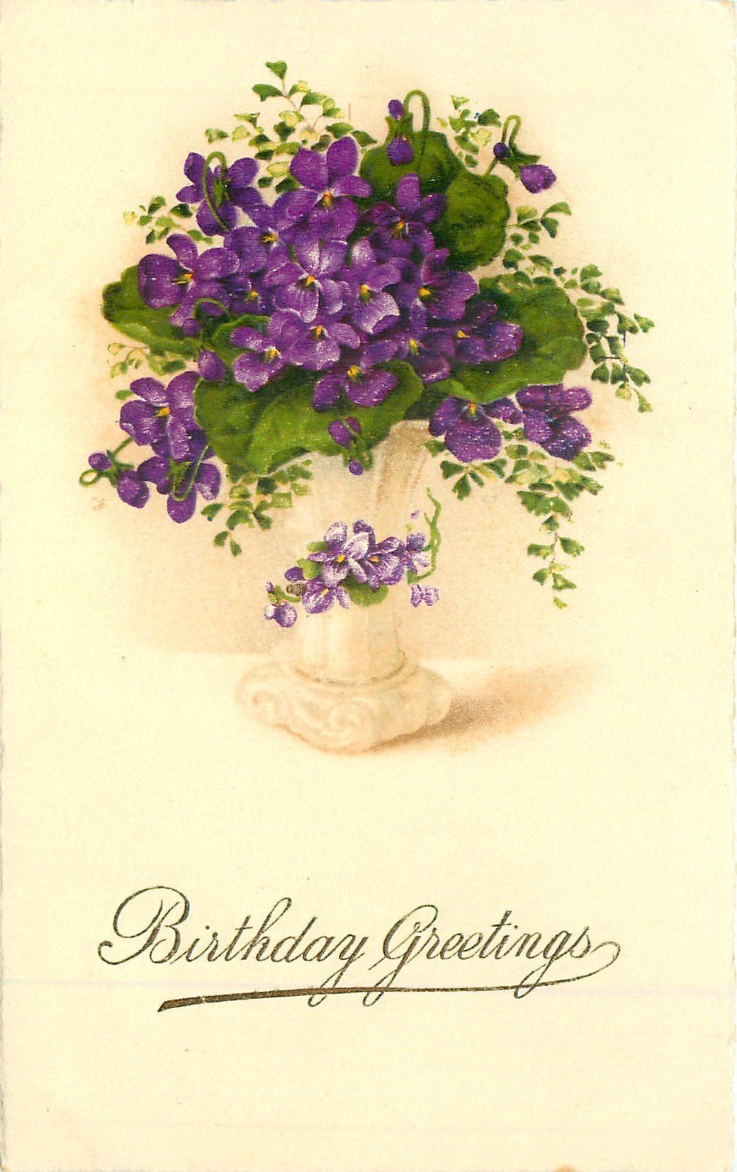 Букет анютиных глазок