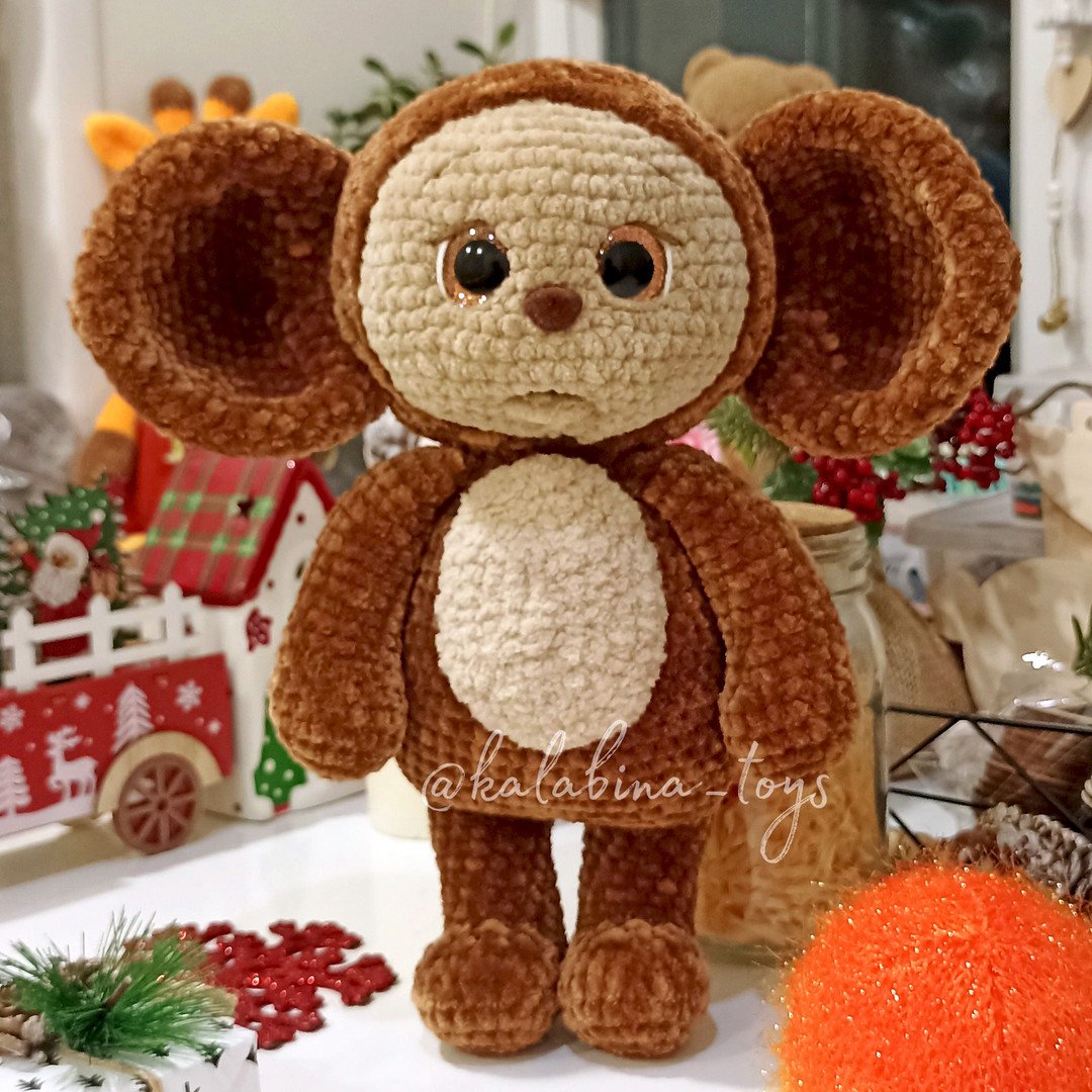 Чебурашка крючком