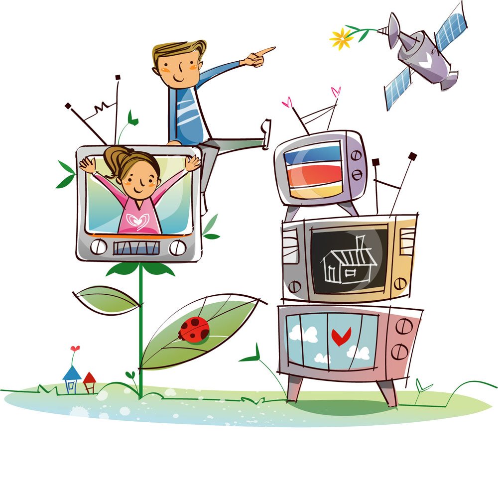 Телевизор мультяшный