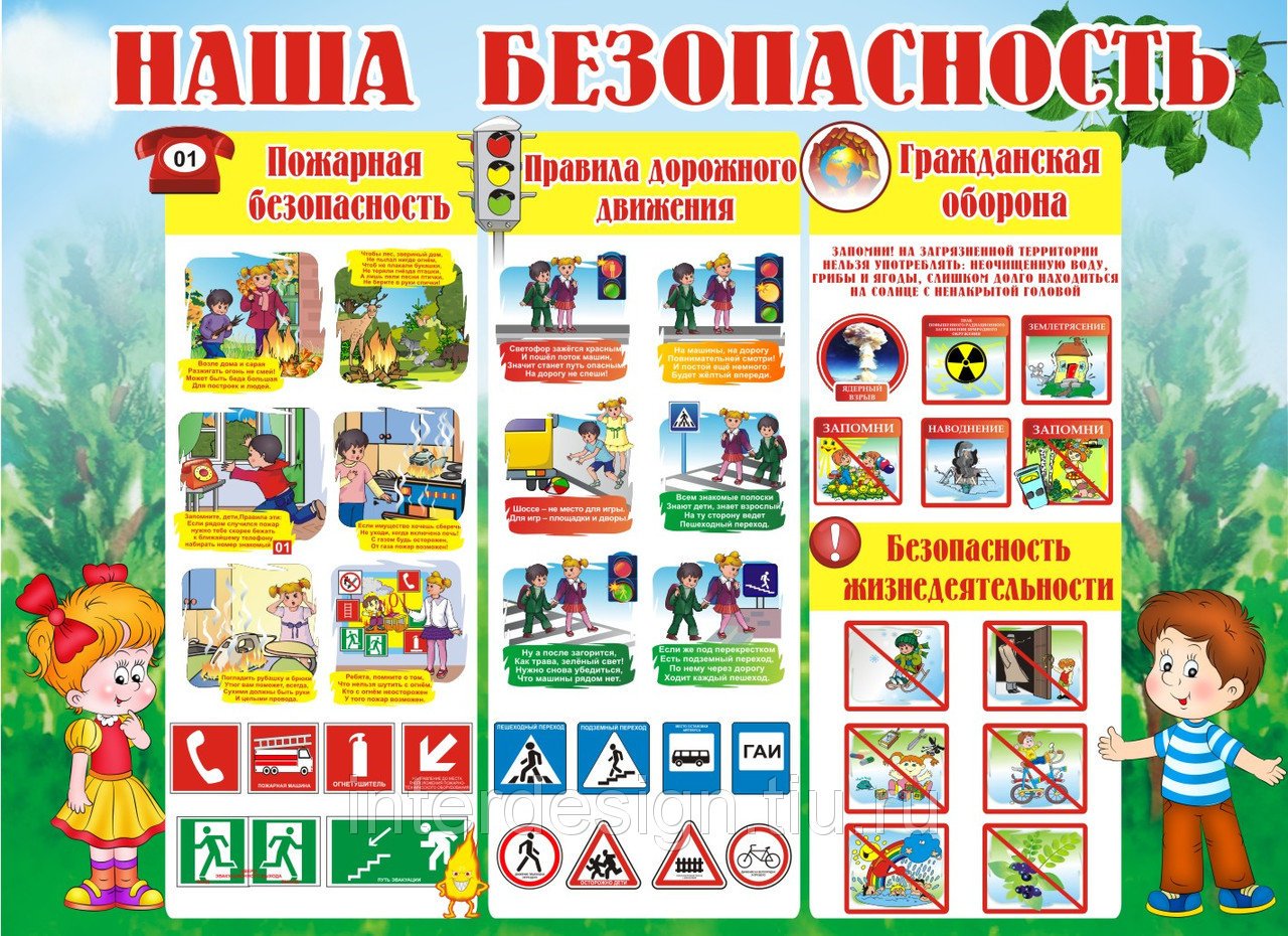 Примеры безопасности в школе. Уголок безопасности. Стенд безопасность в детском саду. Уголок безопасности в садике. Плакат по безопасности для детей.