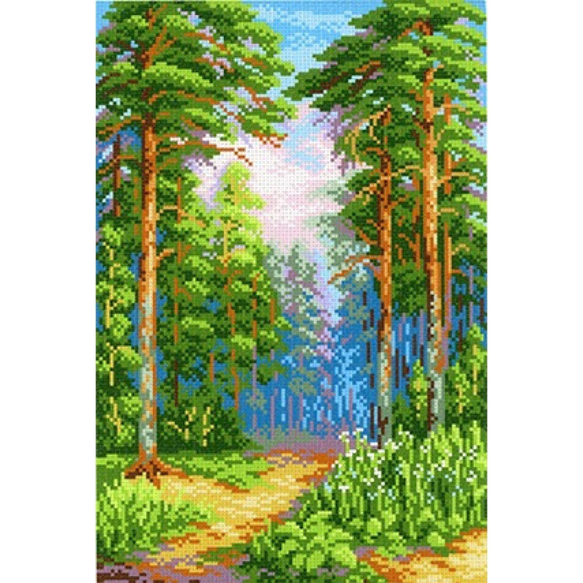 Вышивка крестом Сосновый Бор