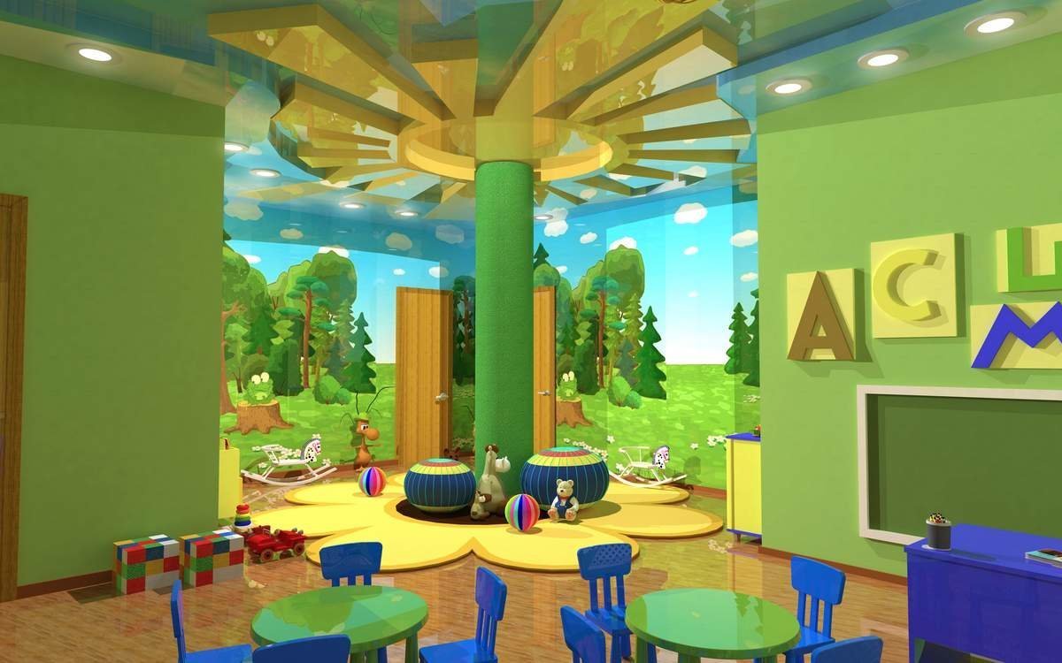 Современная группа в детском саду