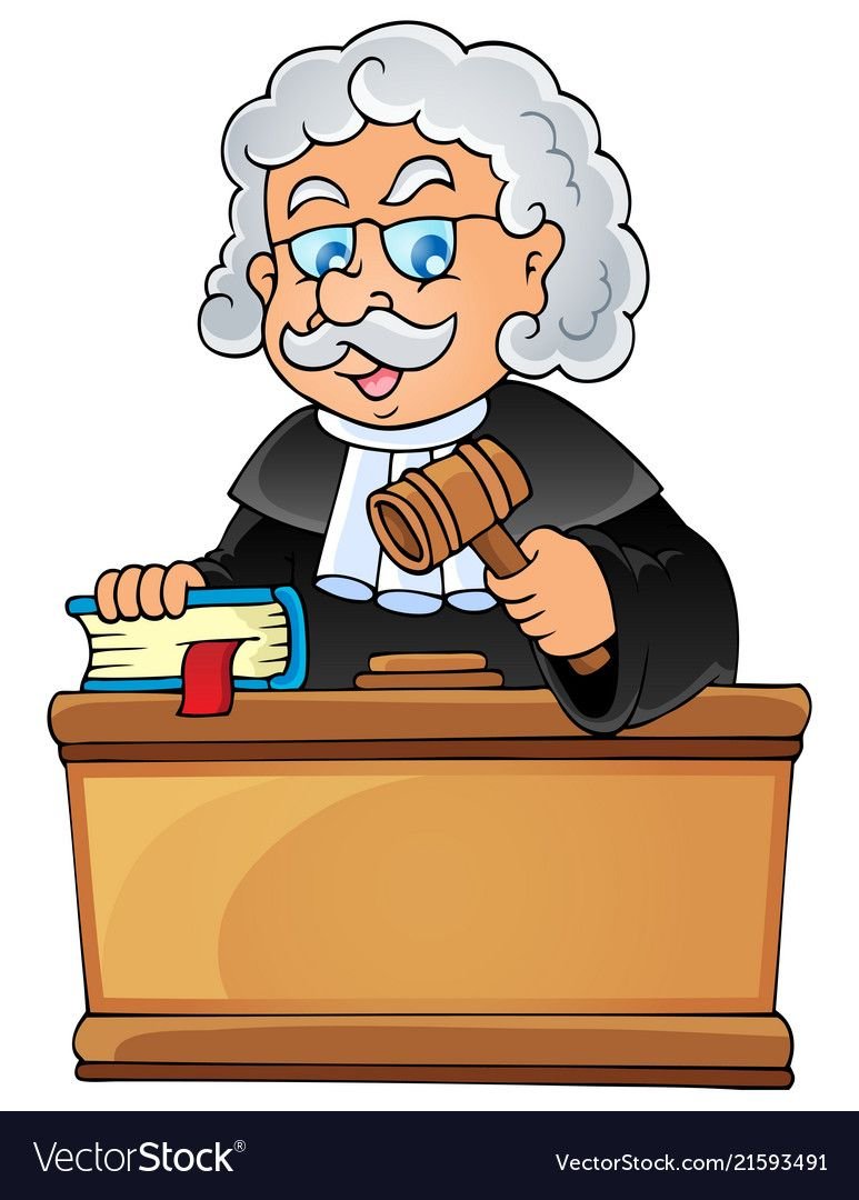 Судья рисунок