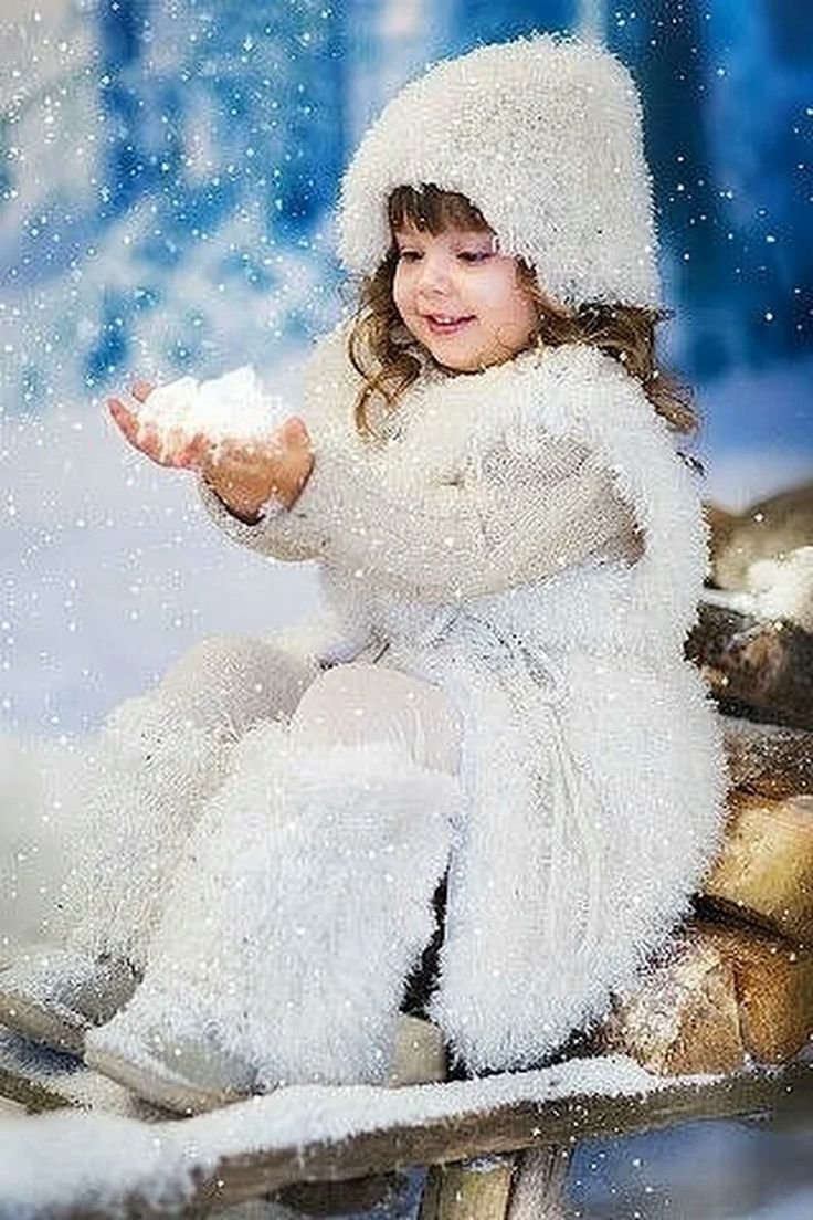 Зимняя фотосъемка детей