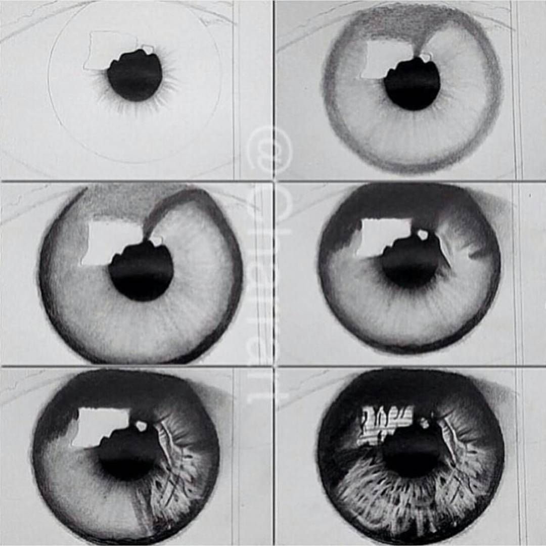 Зрачок карандашом