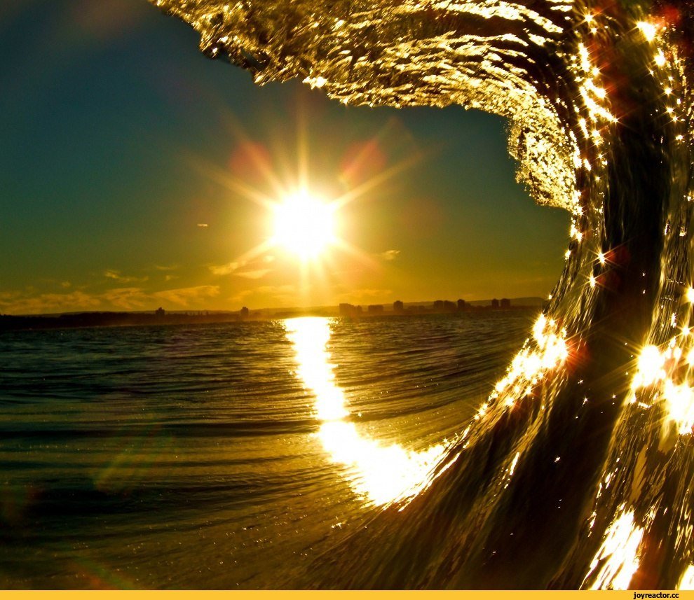 Красивое солнце