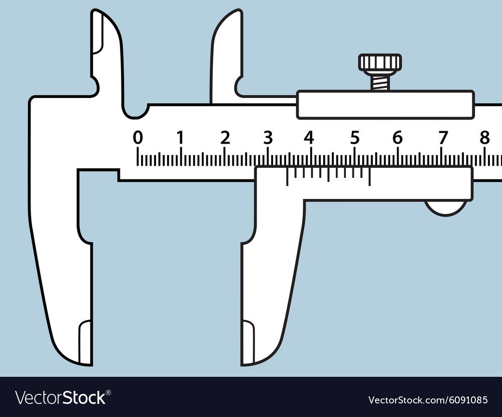 Штангенциркуль рисунок