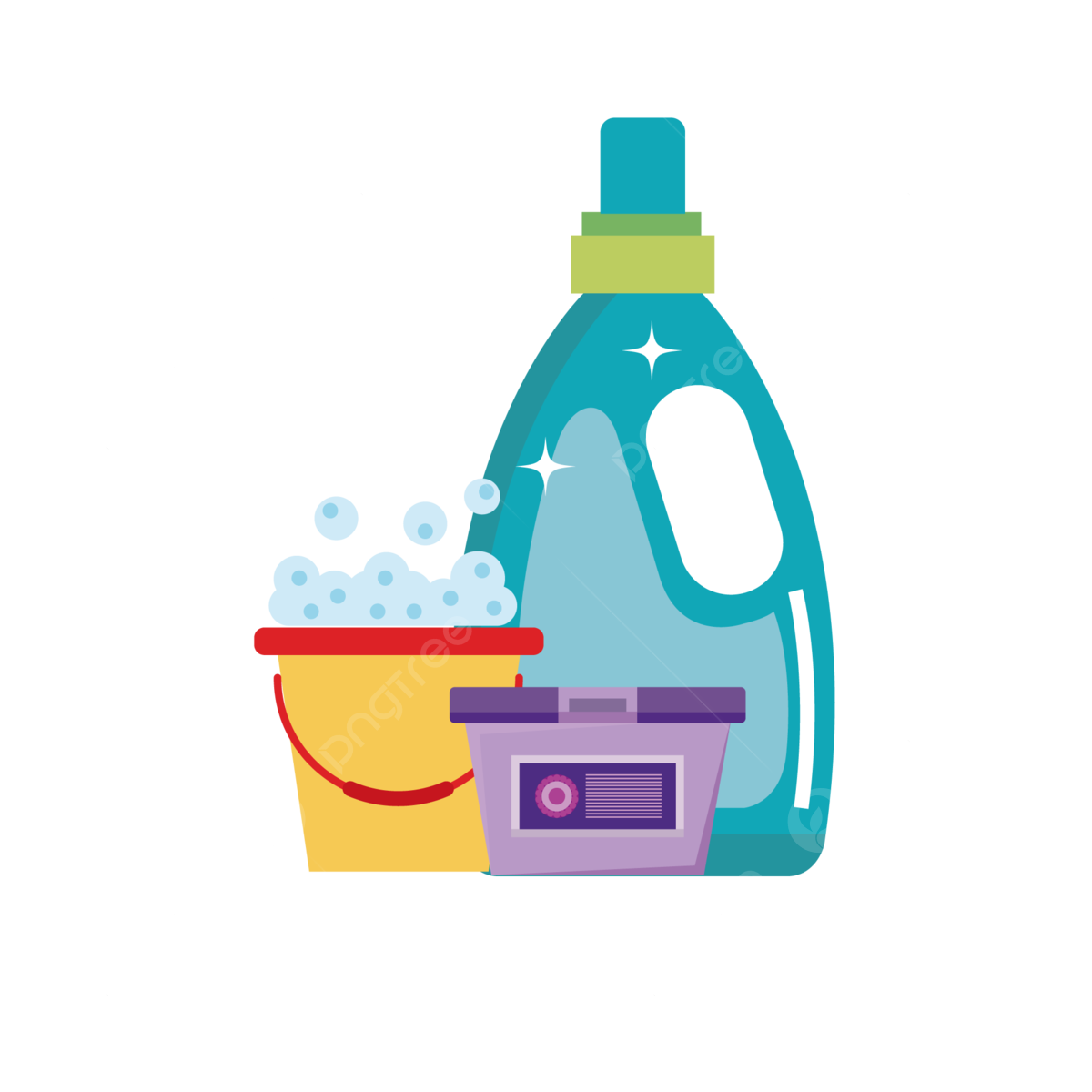 Стиральный порошок мультяшный