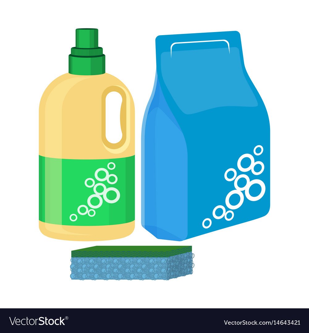 Стиральный порошок вектор
