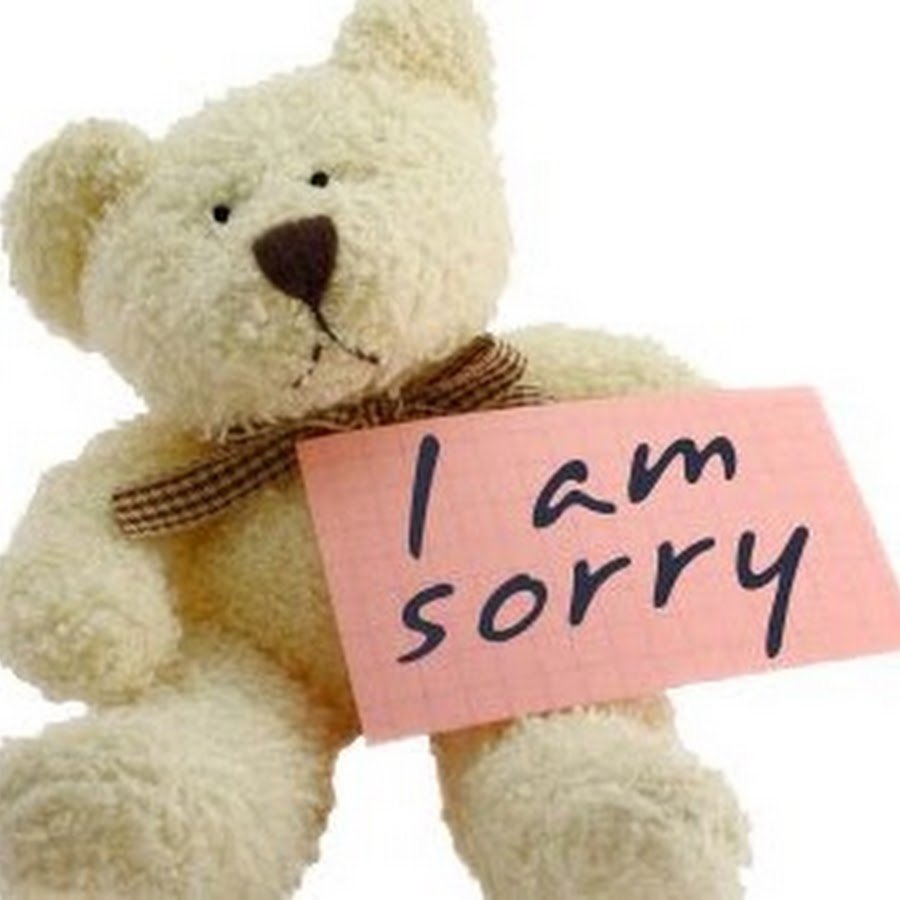 Открытка сорри