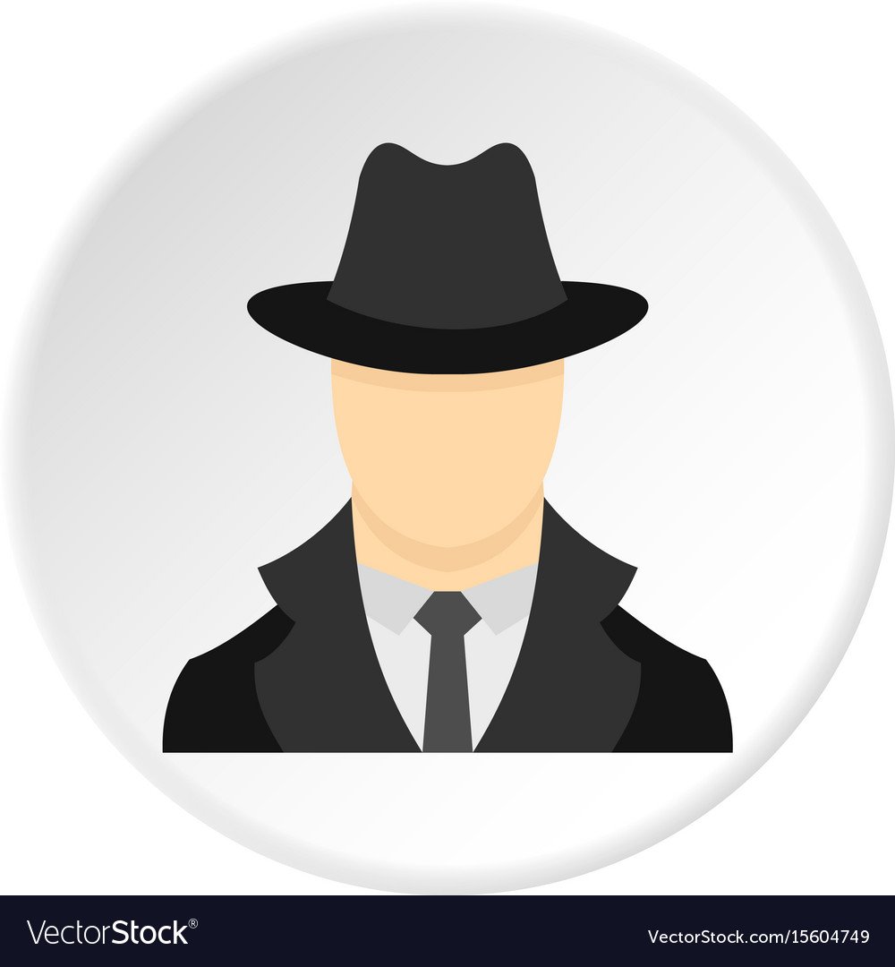 Мужчина в черной шляпе