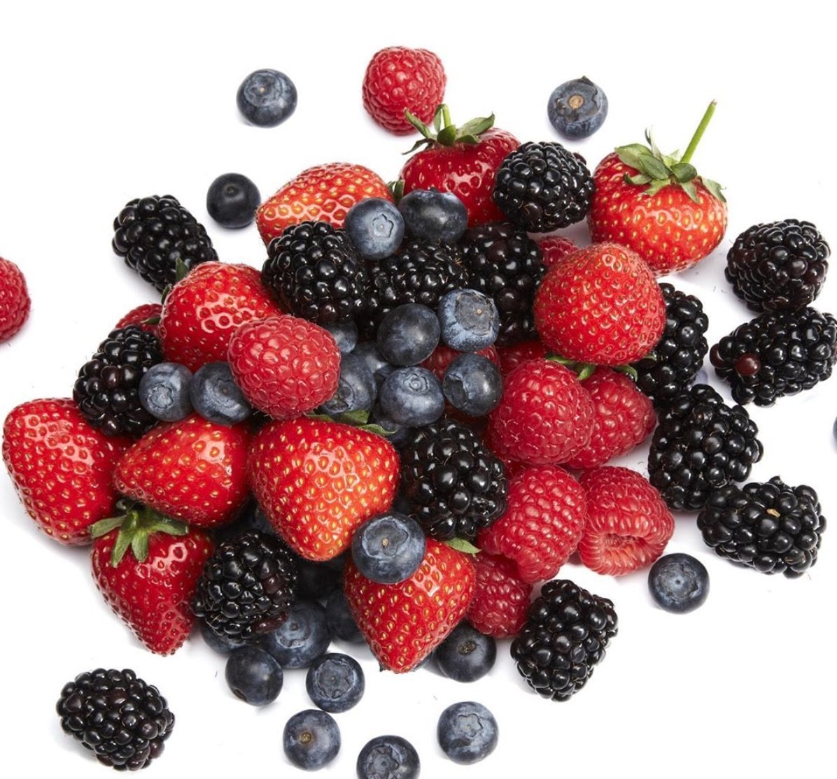 Ягоды сверху