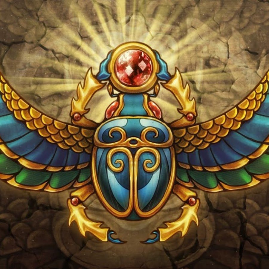 Скарабей Египет орнамент