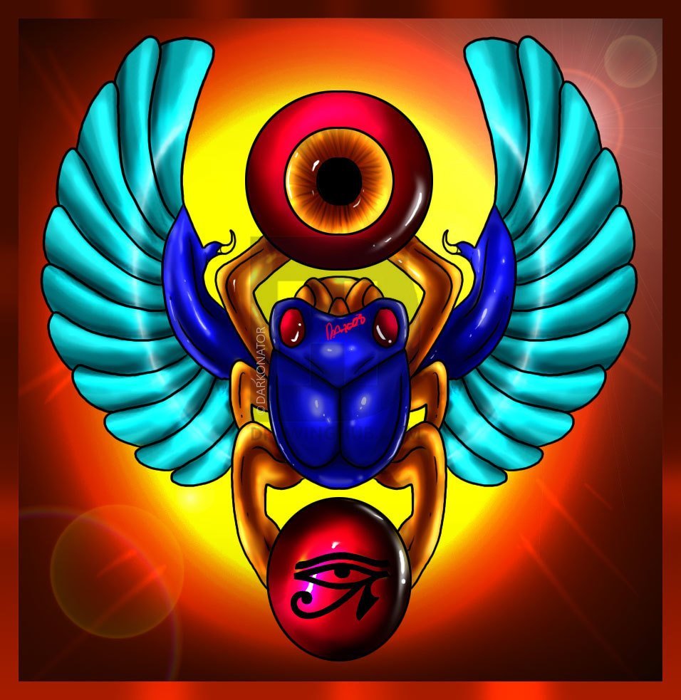 Скарабей в египетской мифологии