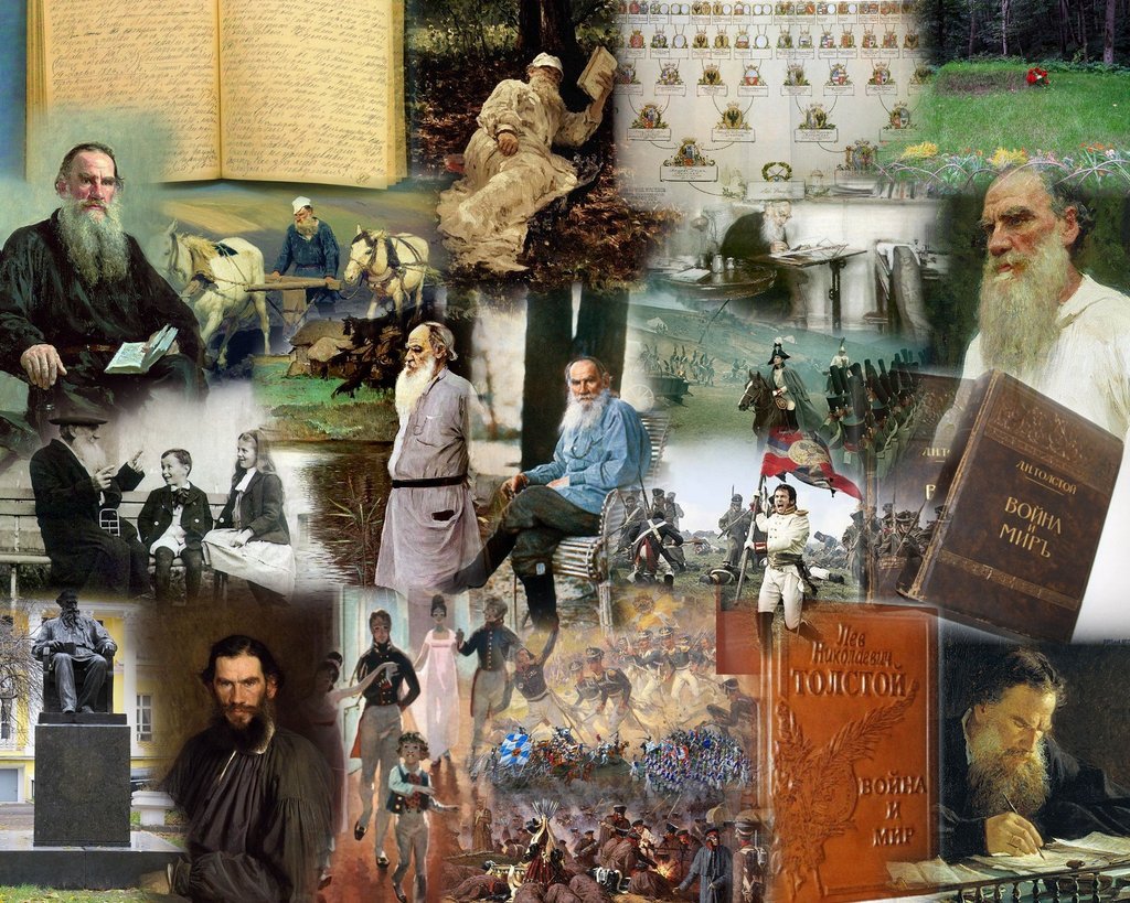 Лев толстой портрет