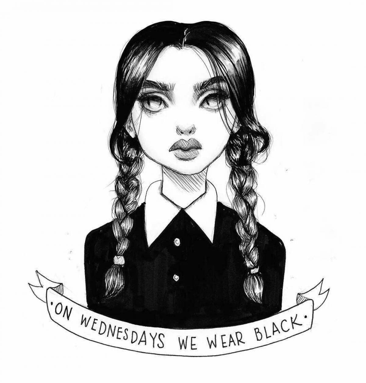 Уэнсдей Аддамс мультфильм