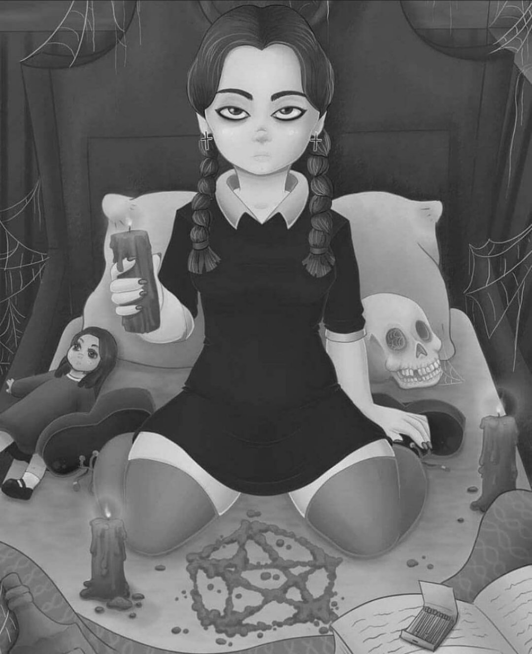 Венздей адамс картинки